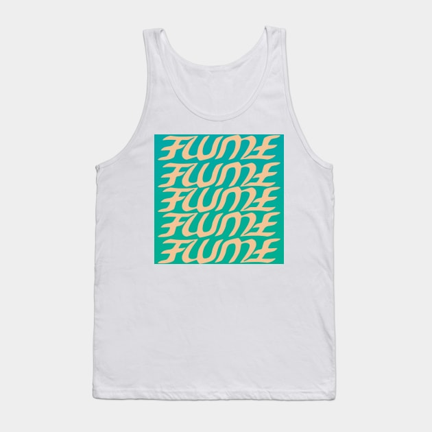 Hi This Is Flume Logo Multi-Coloured 4 Tank Top by fantanamobay@gmail.com